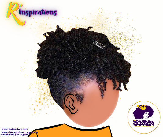 Afro Puff & Frange - Femme