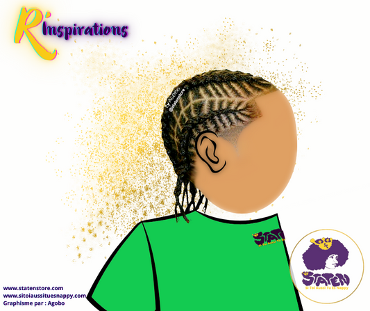Tresses Collées (Cornrows) à Plusieurs Branches
