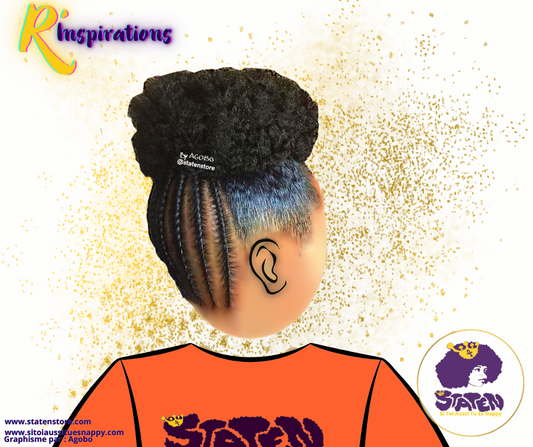 Tresses Lambou & Afro Puff- Fille