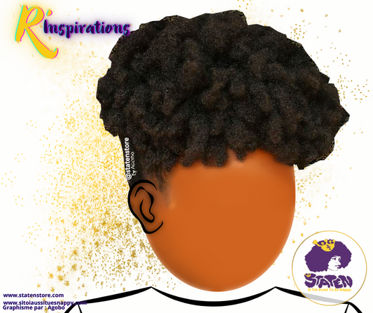 Frange & High Puff (Afro Puff Haute) - Femme