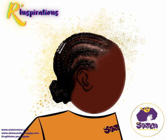 🌟Tresses Collées/Cornrows Basiques- Femme