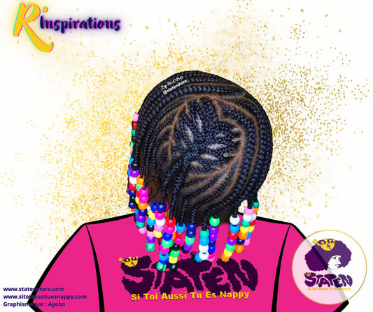 🌀 Motifs Cœurs & Tresses Collées/Cornrows