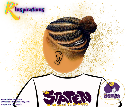 🌟Tresses Collées/Cornrows Basiques - Garçon