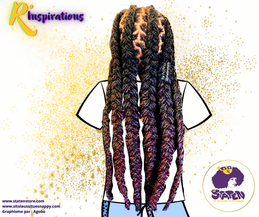 🌟Tresses Collées/Cornrows Basiques - Homme