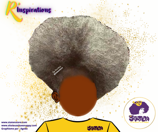 Afro Puff sur Cheveux Libres - Femme