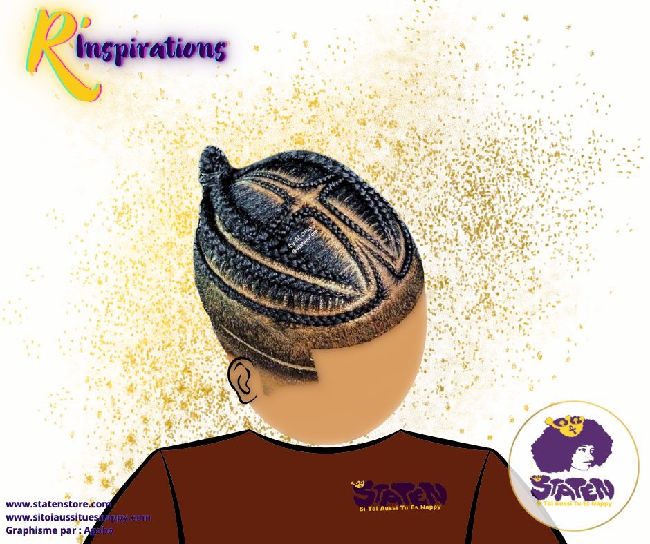 🌟Tresses Collées/Cornrows Basiques- Femme