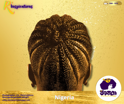🌀 Motifs Etoiles - Tresses Collées/Cornrows