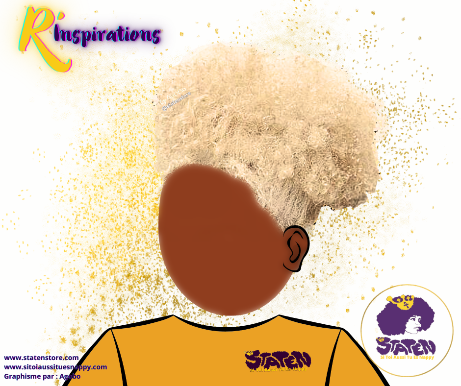 Afro Puff sur Cheveux Libres - Femme
