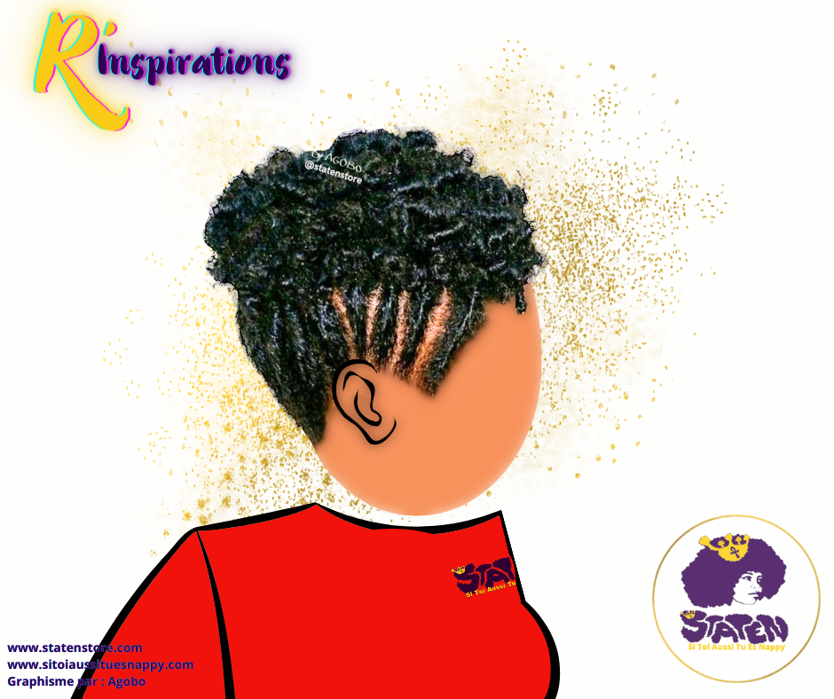 Afro Puff Haut (High Puff)- Femme