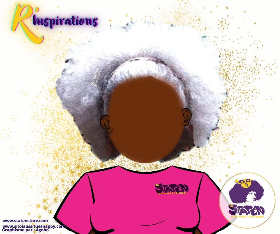 Afro Puff sur Cheveux Libres - Femme