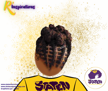 Barrels & Chignon sur Locs - Femme