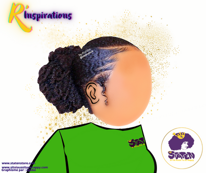 Afro Puff sur Cheveux Libres - Femme