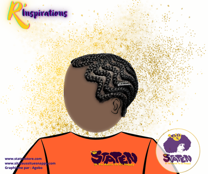 🌀 Motifs Ondulés & Tresses Collées/Cornrows