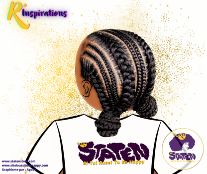 Tresses sur Cheveux Longs - Fille