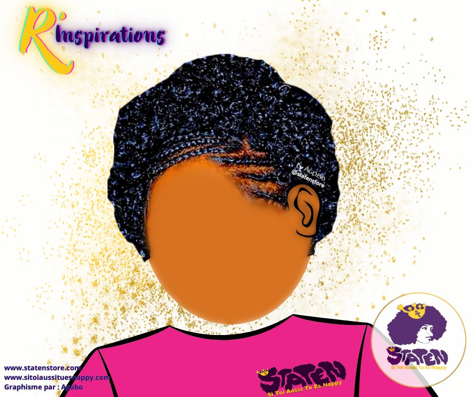 Tresses Collées (Cornrows) & Afro - Femme