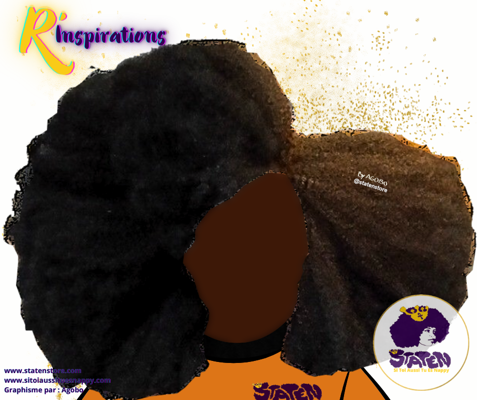 Afro & Raie/Hair Part/Raya  - Femme