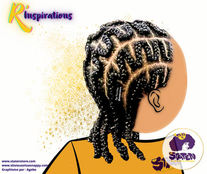 🌀 Motifs Ondulés & Tresses Collées/Cornrows
