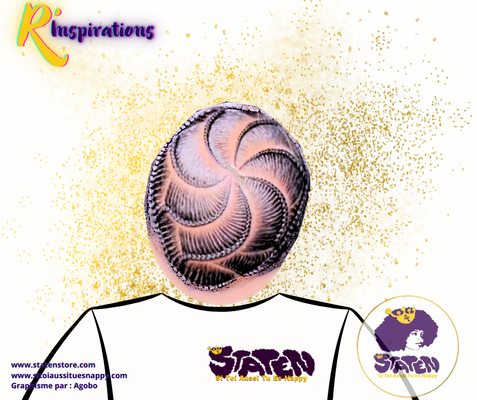 🌟Tresses Collées/Cornrows Basiques - Homme