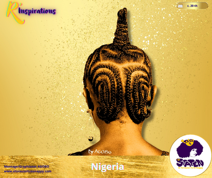 Tresses Collées (Cornrows) & Chignon - Femme