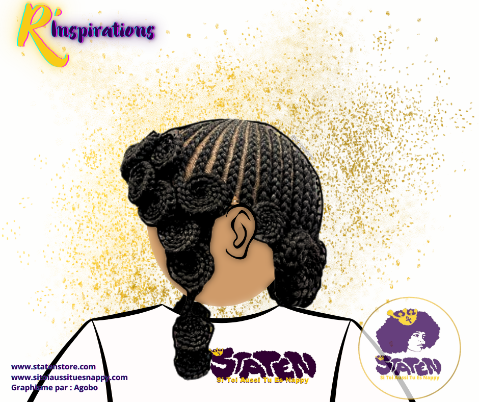 🌀 Motifs Etoiles & Tresses Collées/Cornrows