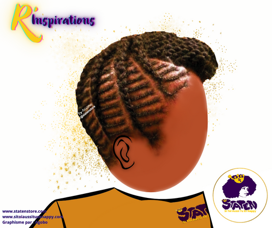 Tresses Collées (Cornrows) à Plusieurs Branches