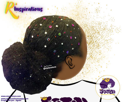 Afro Puff sur Cheveux Libres - Femme