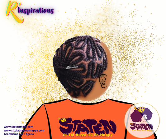 🌀 Motifs Fleur & Tresses Collées/Cornrows