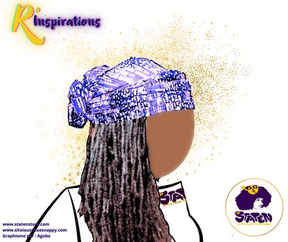 Foulard Attaché en Coiffe  - Femme