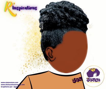 Chignons sur Cheveux Libres - Femme