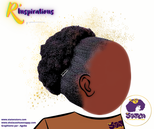🌟 Afro Puff Basique - Homme