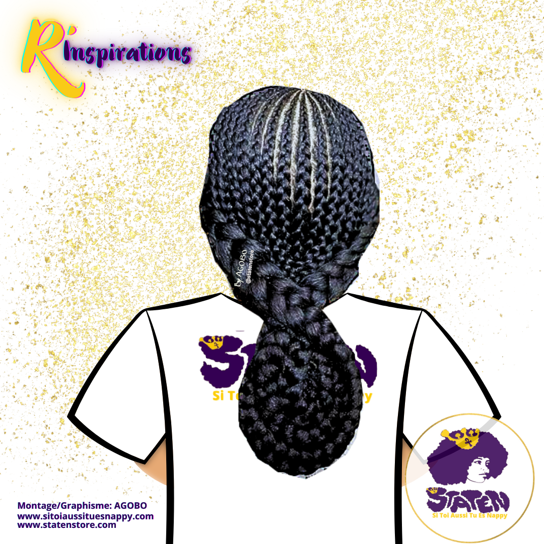 🌀 Motifs Etoiles & Tresses Collées/Cornrows