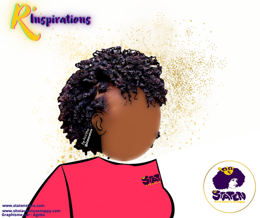 Bantu Knots Out sur Cheveux Libres- Femme