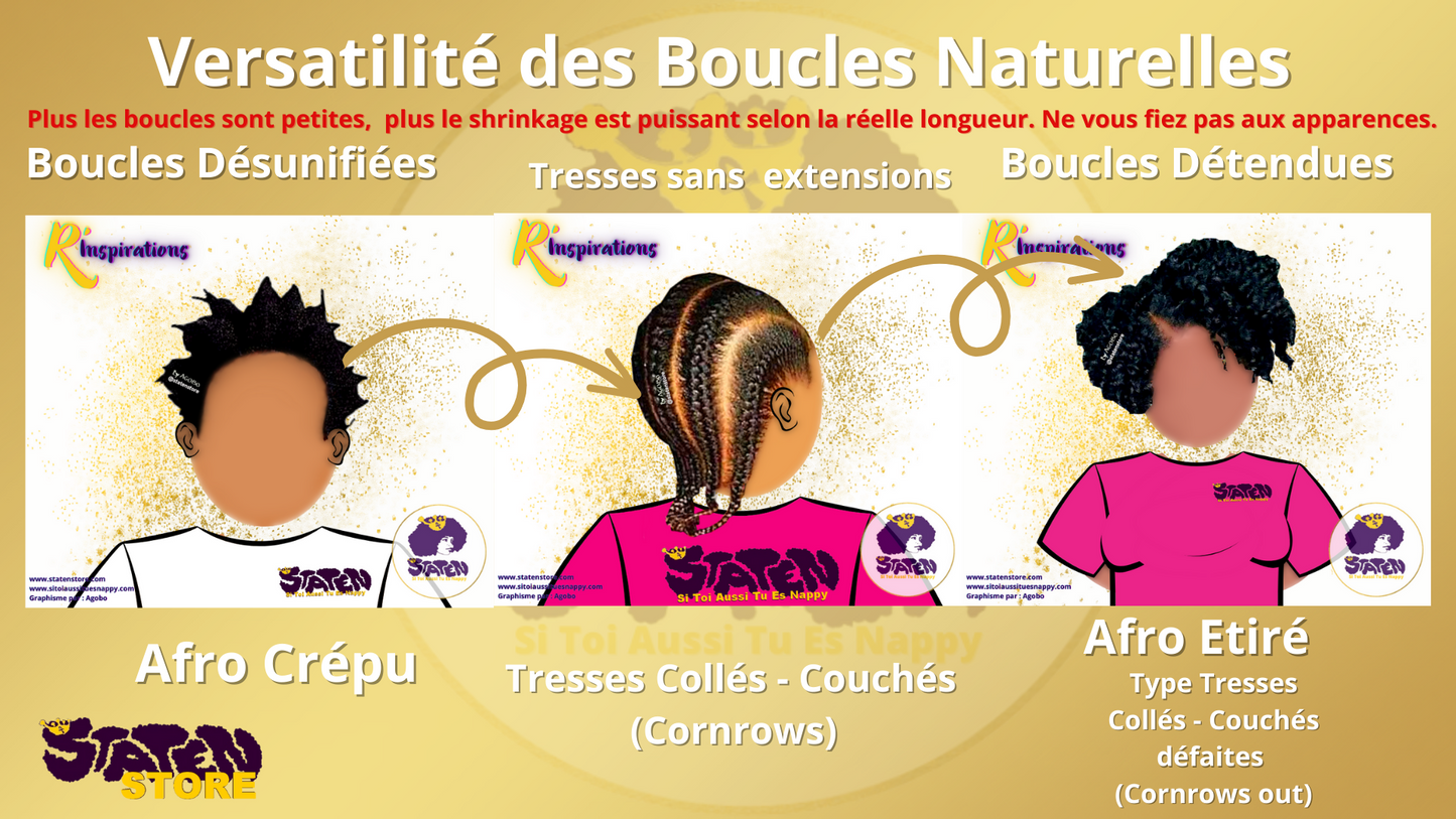 La Versatilité du Cheveu Bouclé