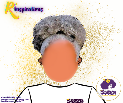 Afro Puff Haut (High Puff)- Femme