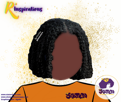 Afro & Raie/Hair Part/Raya  - Femme