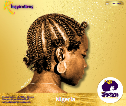 🌀 Motifs Etoiles - Tresses Collées/Cornrows