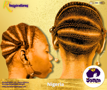 Tresses Collées (Cornrows) "Internes "- Femme