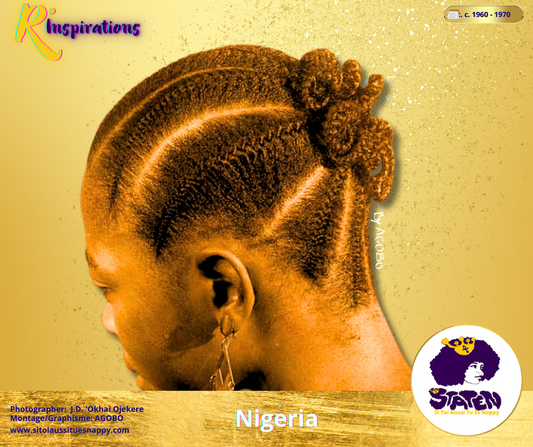 Tresses Collées (Cornrows) "Internes "- Fille