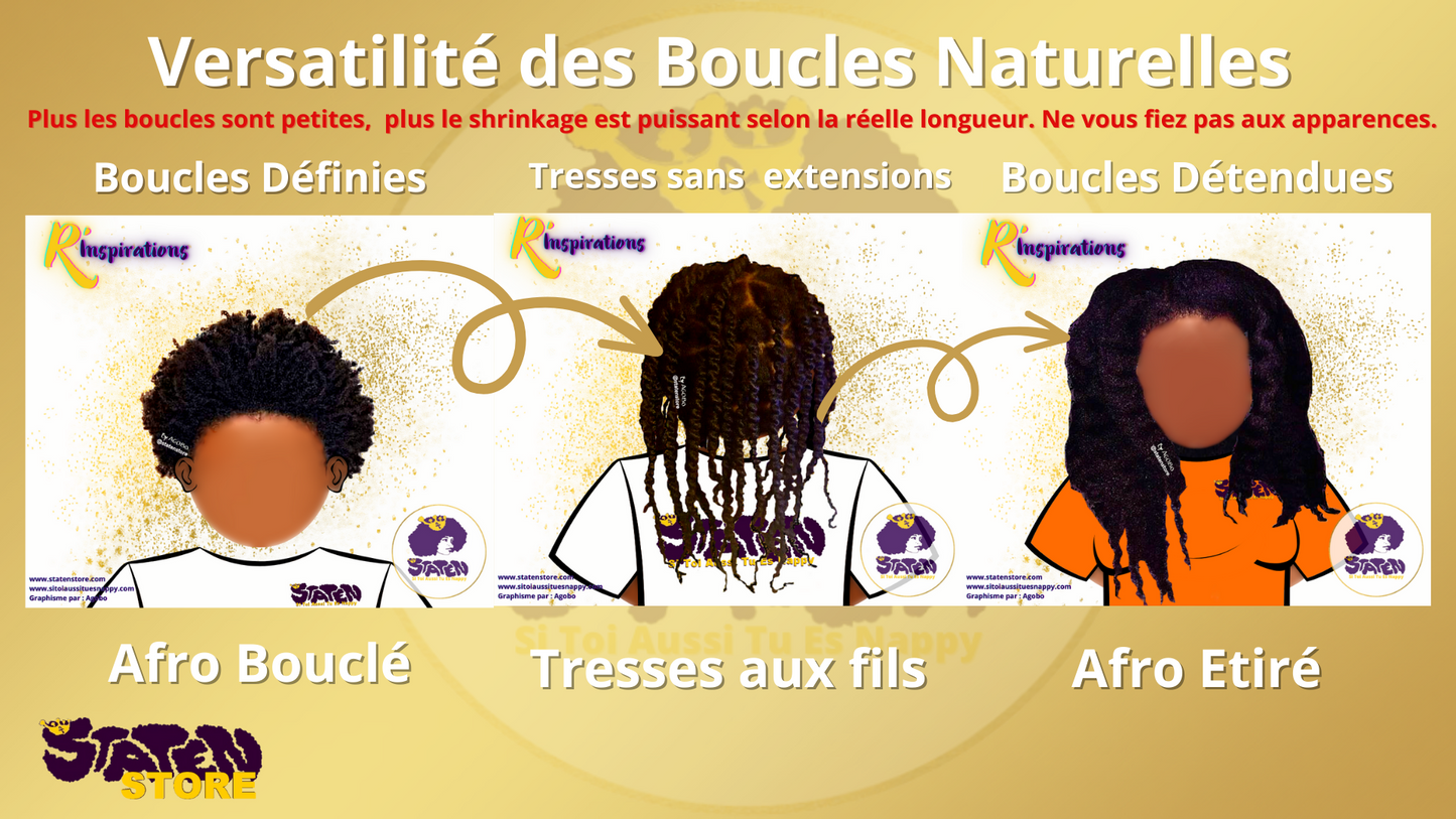 La Versatilité du Cheveu Bouclé
