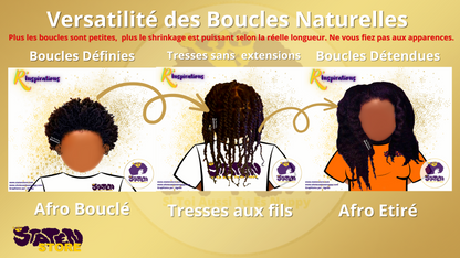 La Versatilité du Cheveu Bouclé