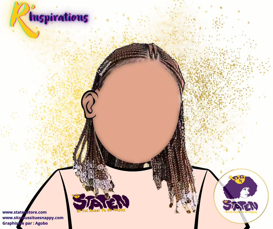 Tresses Simples & Tresses Collées (Cornrows) - Fille